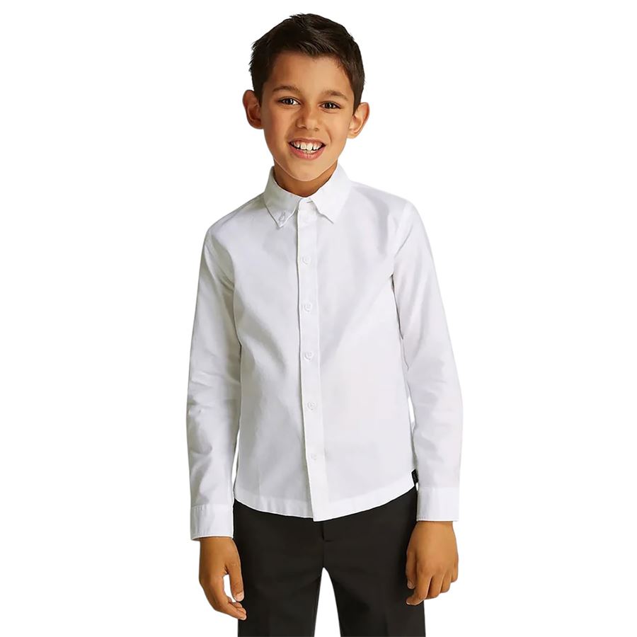 Cotton Oxford camicia a manica lunga da bambino Calvin Klein | CKIB0IB02392YAF